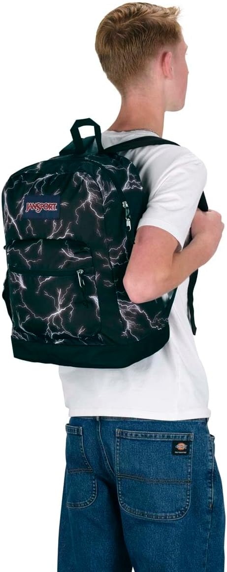 image:imageJanSport 26L Cross Town Plus Backpack Flutter By GreyElectric Bolts