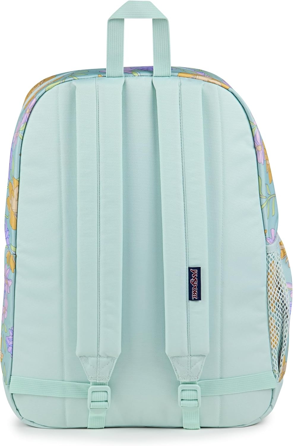 image:imageJanSport 26L Cross Town Plus Backpack Flutter By GreyFaded Floral Fresh Mint