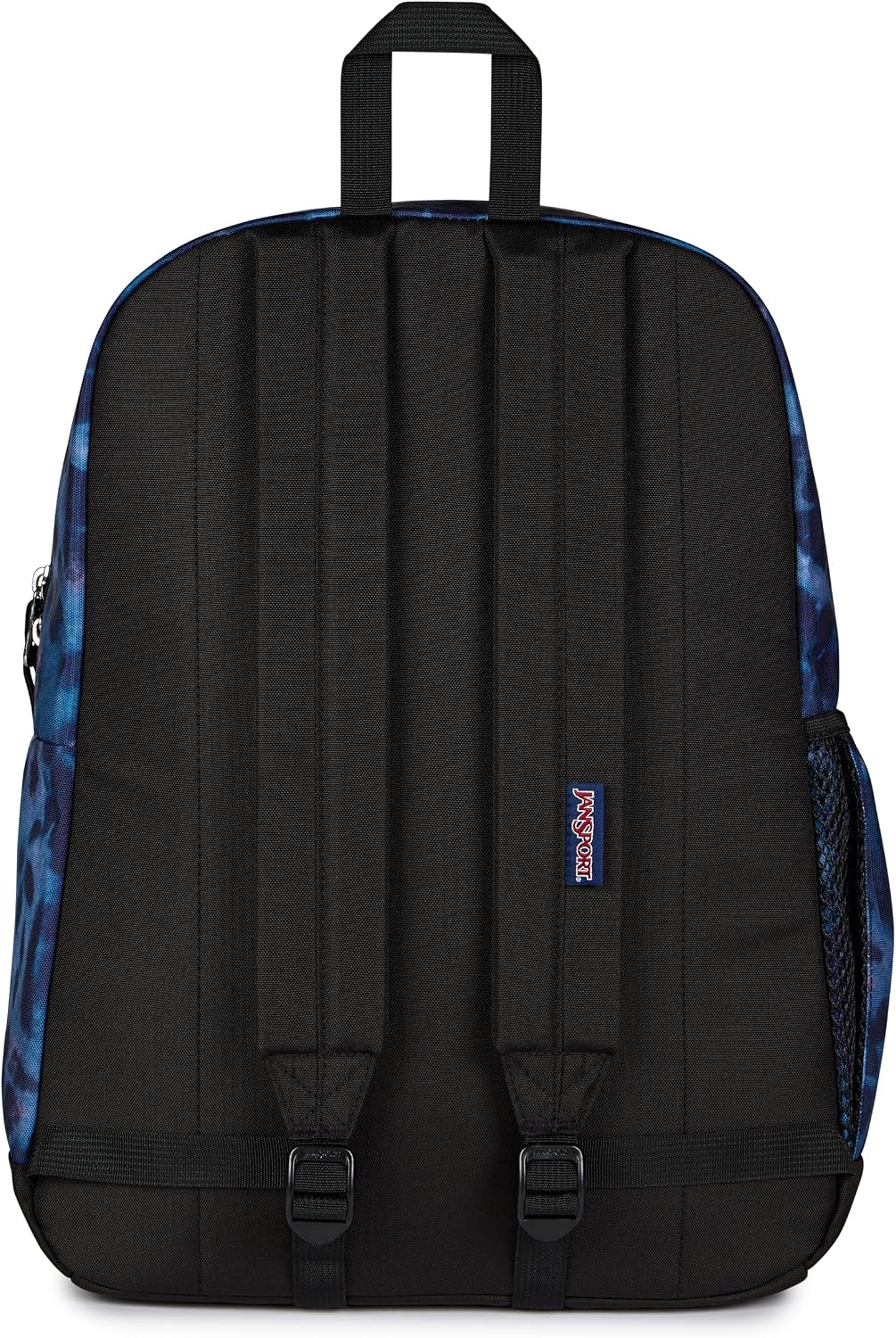 image:imageJanSport 26L Cross Town Plus Backpack Flutter By GreyGhostly Florals NavyPurplePink