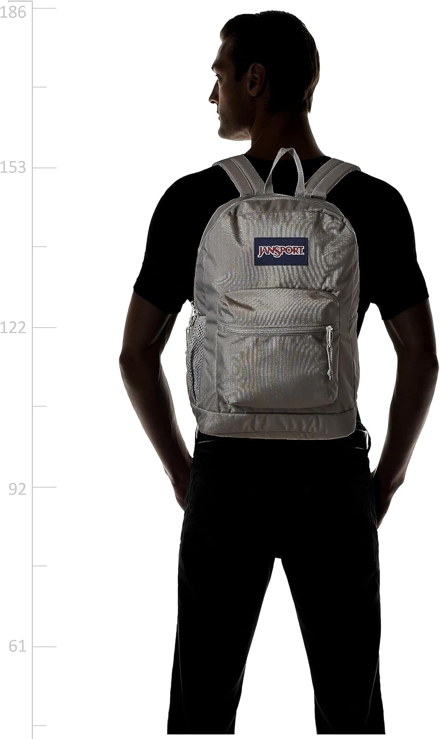 image:imageJanSport 26L Cross Town Plus Backpack Flutter By GreyGraphite Grey
