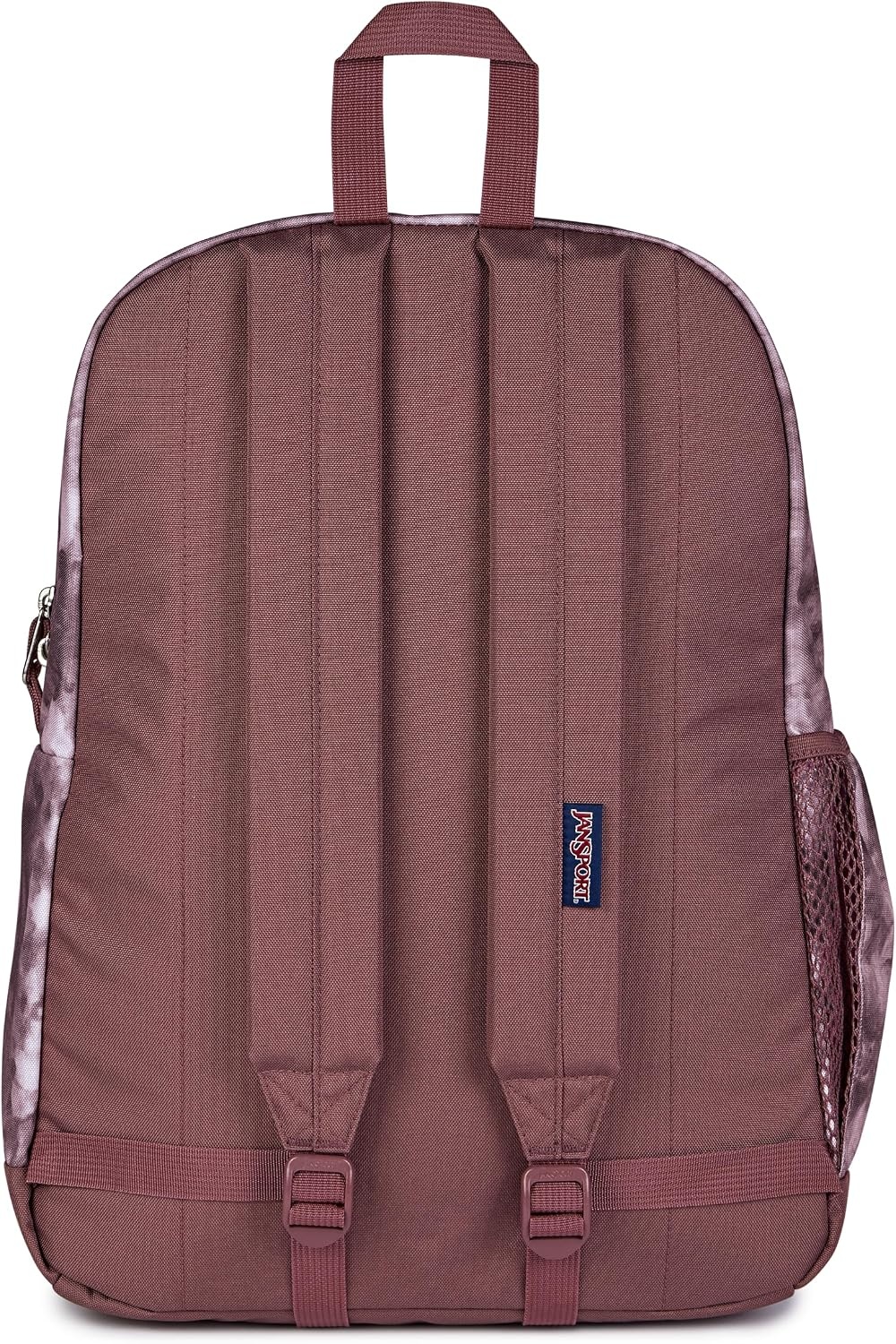 image:imageJanSport 26L Cross Town Plus Backpack Flutter By GreyIce Dye Mahogany HazeWhite
