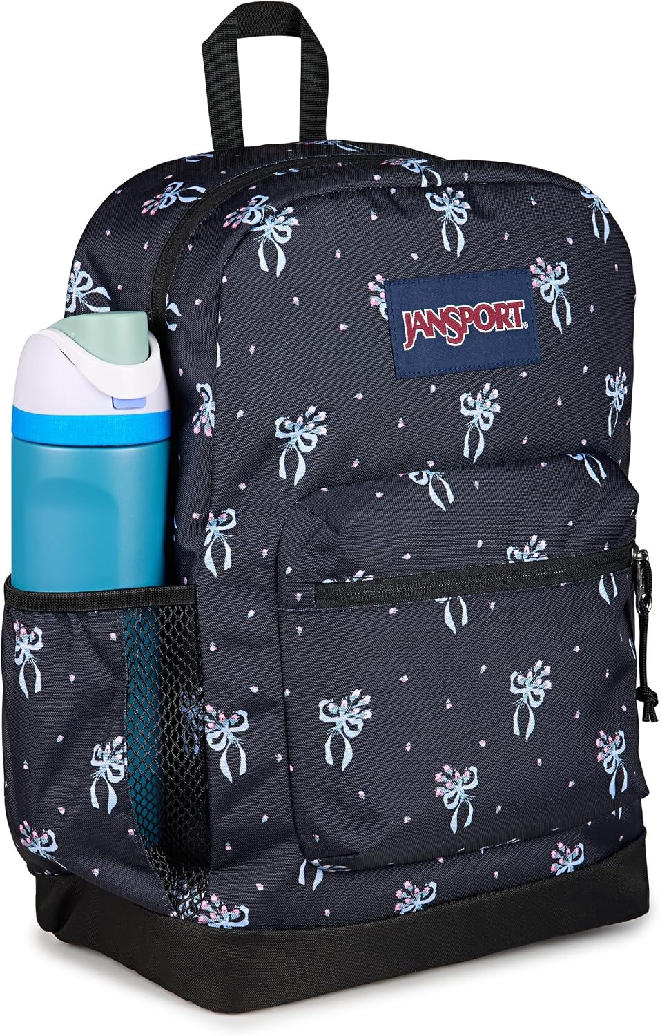 image:imageJanSport 26L Cross Town Plus Backpack Flutter By GreyPastel Petals BlackBluePinkGreen