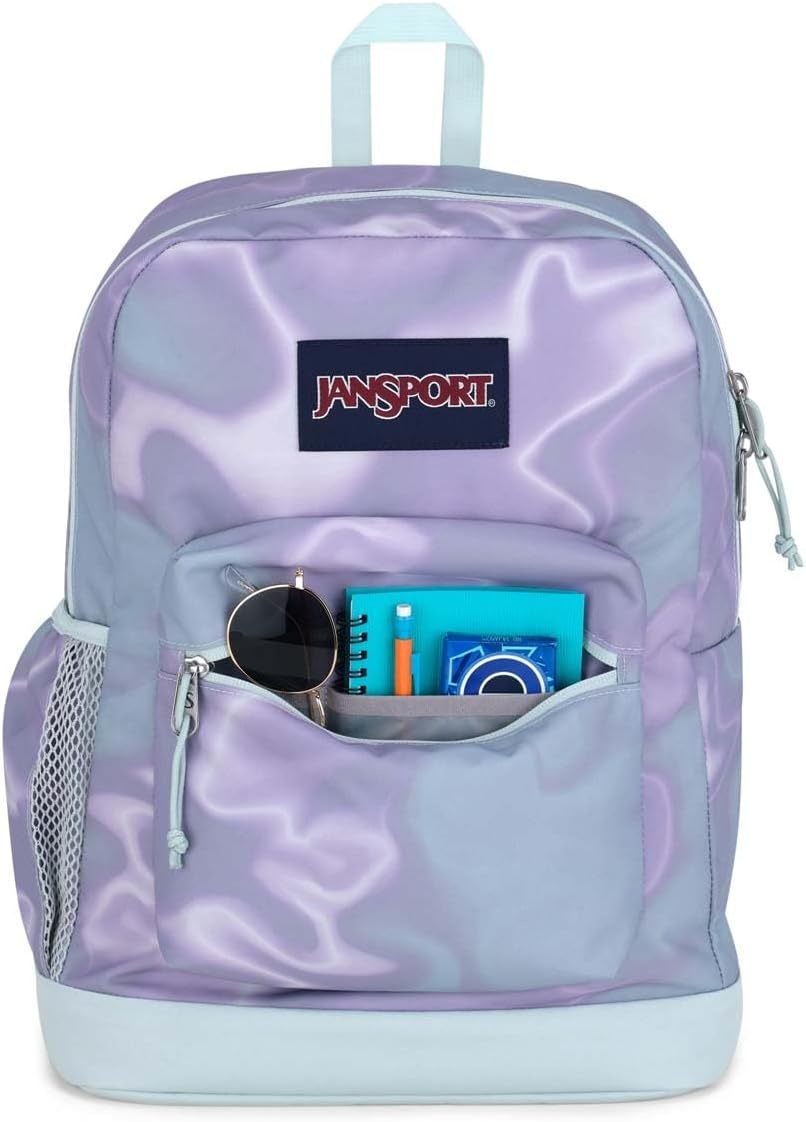 image:imageJanSport 26L Cross Town Plus Backpack Flutter By GreyPlatinum Puddles