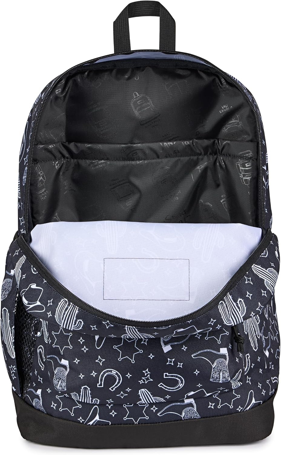 image:imageJanSport 26L Cross Town Plus Backpack Flutter By GreyWild West Escape BlackBlackWhite
