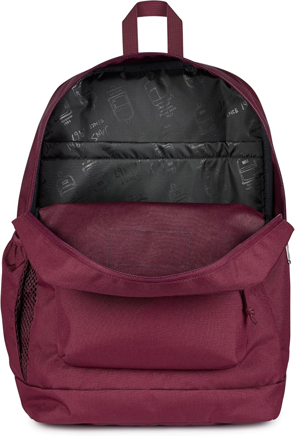 image:imageJanSport 26L Cross Town Plus Backpack Flutter By Pink IceWhitePink IceCherry Lacquer