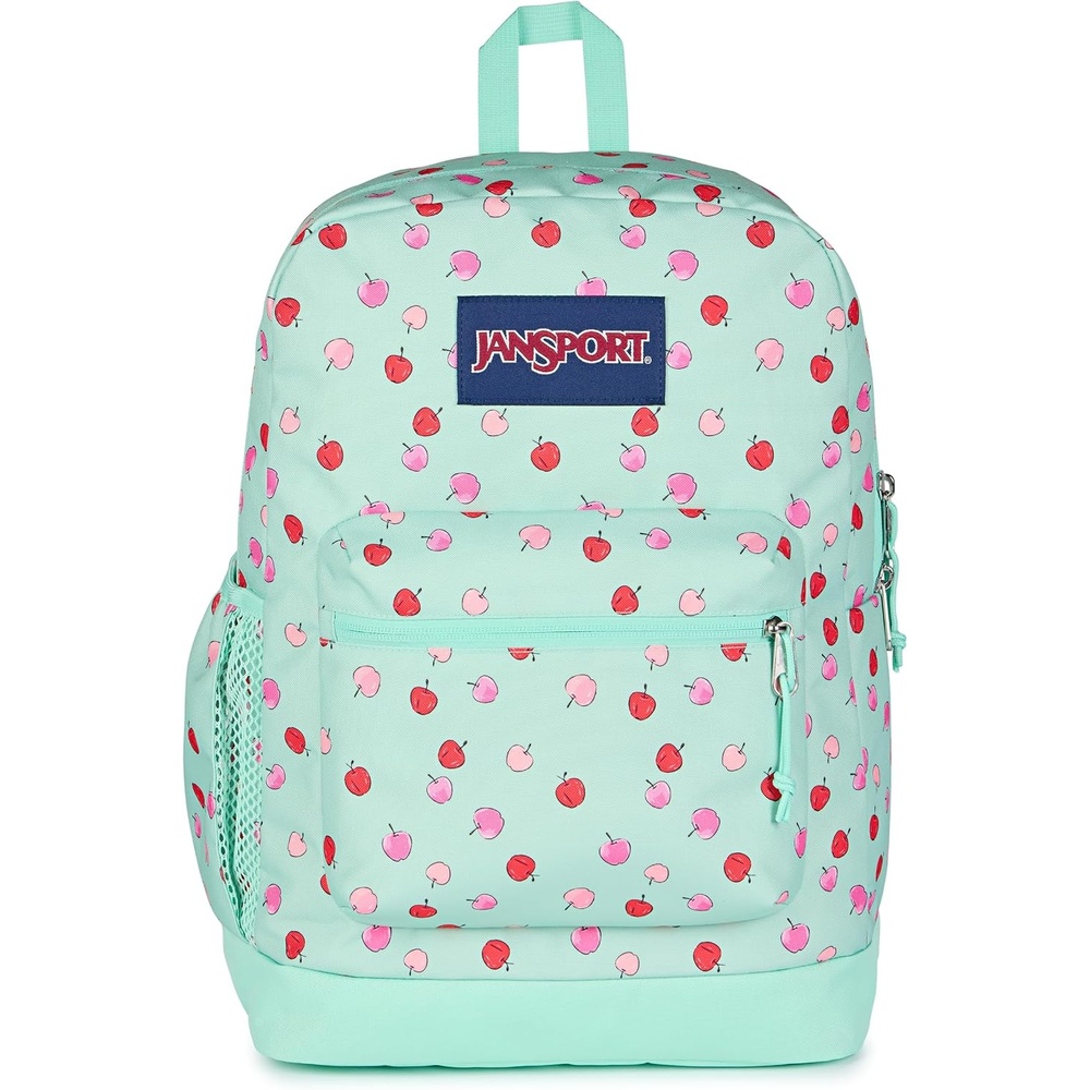 image:imageJanSport 26L Cross Town Plus Backpack Flutter By GreyApple Orchard Magic MintPinkRed