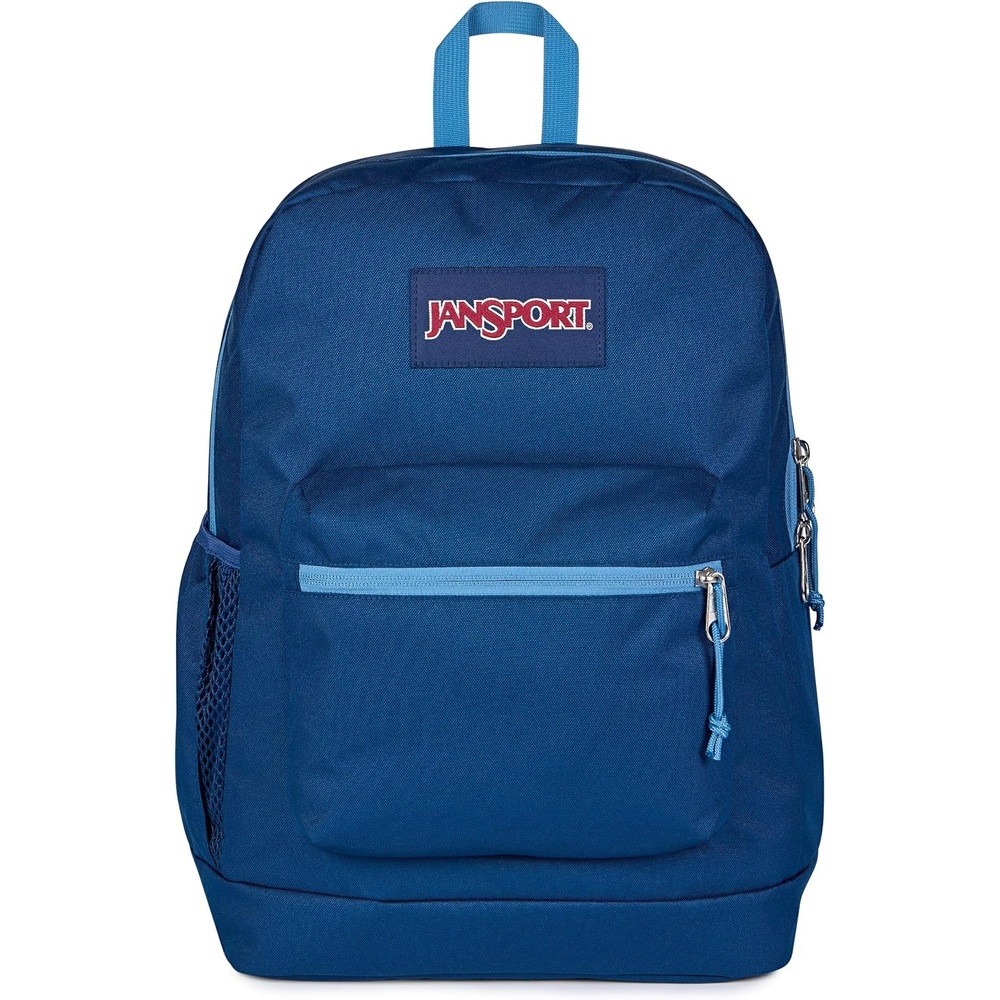 image:imageJanSport 26L Cross Town Plus Backpack Flutter By GreyColor Blocked NavyElemental BlueEle