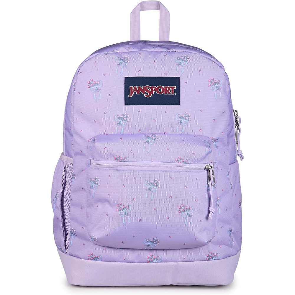 image:imageJanSport 26L Cross Town Plus Backpack Flutter By GreyPastel Petals LilacBluePinkGreen