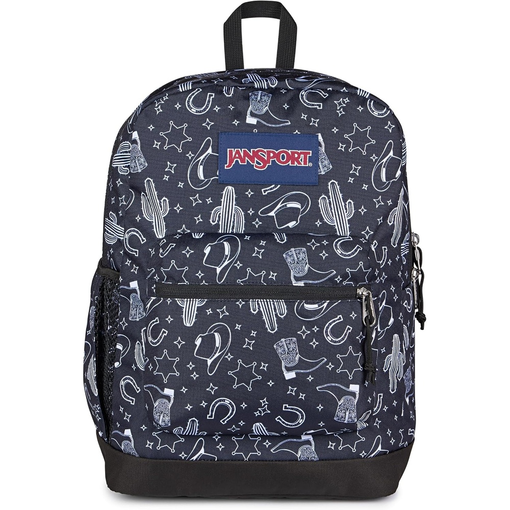 image:imageJanSport 26L Cross Town Plus Backpack Flutter By GreyWild West Escape BlackBlackWhite