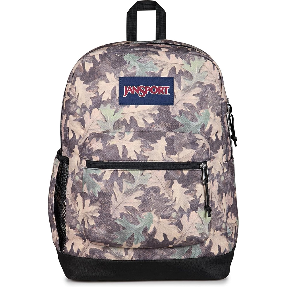image:imageJanSport 26L Cross Town Plus Backpack Flutter By GreyWoodland Camo GreenGreyCharcoal