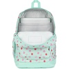 JanSport 26L Cross Town Plus Backpack, Flutter By Grey(Apple Orchard Magic Mint/Pink/Red)