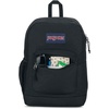 JanSport 26L Cross Town Plus Backpack, Flutter By Grey(Black)