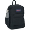 JanSport 26L Cross Town Plus Backpack, Flutter By Grey(Black)
