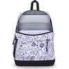 JanSport 26L Cross Town Plus Backpack, Flutter By Grey(Broken Broadcast)
