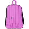 JanSport 26L Cross Town Plus Backpack, Flutter By Grey(Color Blocked Black/Digital Fuchsia/D)