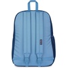 JanSport 26L Cross Town Plus Backpack, Flutter By Grey(Color Blocked Navy/Elemental Blue/Ele)