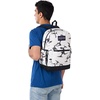 JanSport 26L Cross Town Plus Backpack, Flutter By Grey(Cyber Silver White)