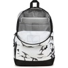 JanSport 26L Cross Town Plus Backpack, Flutter By Grey(Cyber Silver White)