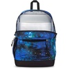 JanSport 26L Cross Town Plus Backpack, Flutter By Grey(Cyberspace Galaxy)