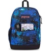 JanSport 26L Cross Town Plus Backpack, Flutter By Grey(Cyberspace Galaxy)