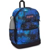 JanSport 26L Cross Town Plus Backpack, Flutter By Grey(Cyberspace Galaxy)