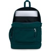 JanSport 26L Cross Town Plus Backpack, Flutter By Grey(Deep Juniper)