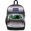 JanSport 26L Cross Town Plus Backpack, Flutter By Grey(Digi Tie Dye Black)