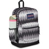 JanSport 26L Cross Town Plus Backpack, Flutter By Grey(Digi Tie Dye Black)