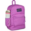 JanSport 26L Cross Town Plus Backpack, Flutter By Grey(Digital Fuchsia)