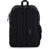 JanSport 26L Cross Town Plus Backpack, Flutter By Grey(Electric Bolts)