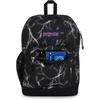 JanSport 26L Cross Town Plus Backpack, Flutter By Grey(Electric Bolts)