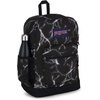 JanSport 26L Cross Town Plus Backpack, Flutter By Grey(Electric Bolts)