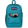 JanSport 26L Cross Town Plus Backpack, Flutter By Grey(Emerald Pool)
