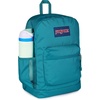 JanSport 26L Cross Town Plus Backpack, Flutter By Grey(Emerald Pool)