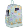 JanSport 26L Cross Town Plus Backpack, Flutter By Grey(Faded Floral Fresh Mint)