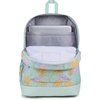 JanSport 26L Cross Town Plus Backpack, Flutter By Grey(Faded Floral Fresh Mint)