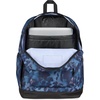 JanSport 26L Cross Town Plus Backpack, Flutter By Grey(Ghostly Florals Navy/Purple/Pink)