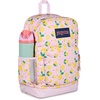 JanSport 26L Cross Town Plus Backpack, Flutter By Grey(Lemonade Stand Pink Ice/Yellow/Green)