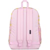 JanSport 26L Cross Town Plus Backpack, Flutter By Grey(Lemonade Stand Pink Ice/Yellow/Green)