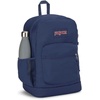 JanSport 26L Cross Town Plus Backpack, Flutter By Grey(Navy)
