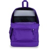 JanSport 26L Cross Town Plus Backpack, Flutter By Grey(Party Plum)