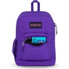 JanSport 26L Cross Town Plus Backpack, Flutter By Grey(Party Plum)