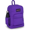 JanSport 26L Cross Town Plus Backpack, Flutter By Grey(Party Plum)
