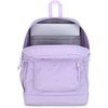 JanSport 26L Cross Town Plus Backpack, Flutter By Grey(Pastel Lilac)