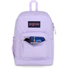 JanSport 26L Cross Town Plus Backpack, Flutter By Grey(Pastel Lilac)
