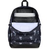 JanSport 26L Cross Town Plus Backpack, Flutter By Grey(Pastel Petals Black/Blue/Pink/Green)
