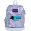 JanSport 26L Cross Town Plus Backpack, Flutter By Grey(Platinum Puddles)
