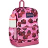 JanSport 26L Cross Town Plus Backpack, Flutter By Grey(Pop Art Pansies Digital Fuchsia/Multi)