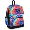 JanSport 26L Cross Town Plus Backpack, Flutter By Grey(Red Hippie Days)