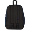 JanSport 26L Cross Town Plus Backpack, Flutter By Grey(Team Stripes Black/Black/Azul)